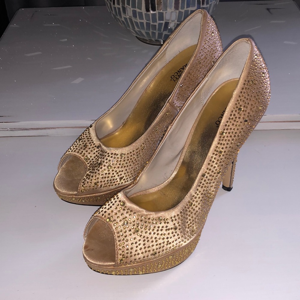 Valenti Franco Gold Heels